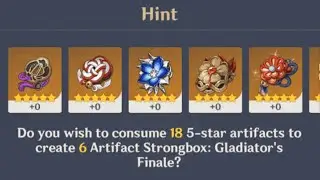 What happens if you put EVERY ARTIFACT into the artifact strongbox?