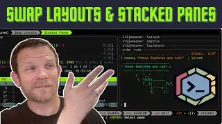 New Zellij Features: Swap Layouts and Stacked Panes