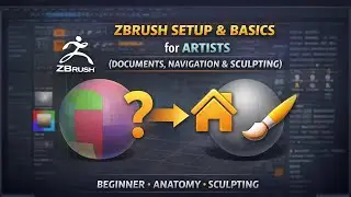 ZBrush Setup & Basics for Artists (Documents, Navigation & Sculpting)