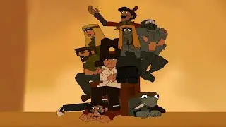 That permit office scene, where everyone is bunched on a chair (Animatic)