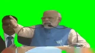 Iss Sajjan Ko Kya Takleef Hai Bhai | By Narendra Modi | Memes | Green Screen | Green Screen Tutorial