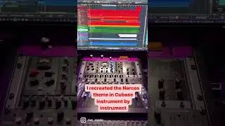 Ι recreated the Narcos theme in Cubase ❤️