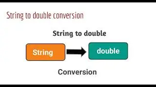 String to double conversion in java | Convert String to double in Java