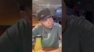 The movie protagonist walks into a bar