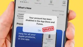 Your Account Has Been Disabled in The App Store and iTunes 2024 / Fix App Store Account Disabled