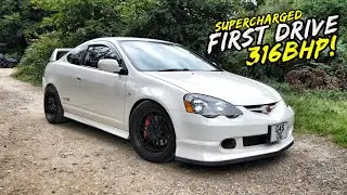 EPIC FIRST DRIVE IN MY *316BHP SUPERCHARGED* DC5 INTEGRA TYPE R