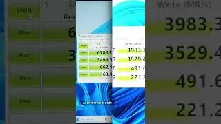 ⚡ Testando a velocidade do SSD M.2 no Acer Nitro 5! #shorts