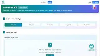 Convert Word to PDF & More for Free | AceToolz Convert to PDF Tutorial