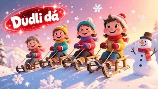 Padá, padá sníh, pojedeme na saních ❄️🎶 | Vánoční písnička