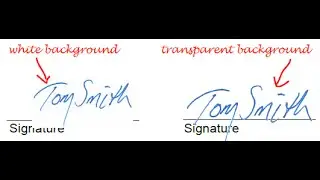 How To Make A Transparent PDF Signature Stamp