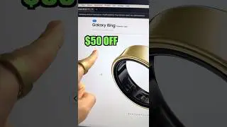 I got $50 OFF the Samsung Galaxy Ring😎 
