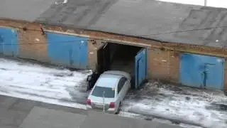 Парковка в гараж