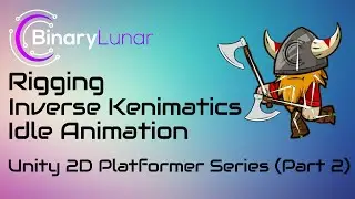 Rigging + IK + Idle Animation in Unity (2D Platformer Tutorial Part2)