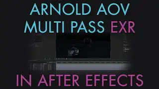 Arnold AOV Multi Pass EXR in After Effects (EXtractoR)