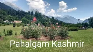 my first new vlog video Qamarwari to Pahalgam park Kashmir Mayatech fun