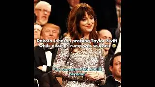 Dakota johnson praising taylor swift is so iconic 🥹 #taylorswift #theerastour #shorts