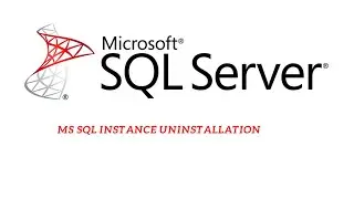 How to uninstall MS SQL Instance  #uninstallation #databaseadministrator #DBA