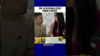 As diferenças entre homem e mulher. #humor #comedia #memes #casal