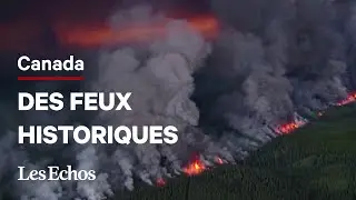 Le Canada face à des feux historiques, des pompiers français sont arrivés