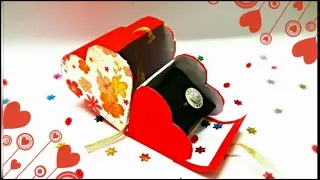 Heart Shaped Cardboard box with Lid || Valentine Gift Box || Gift boxes Ideas || Cheap gift boxes