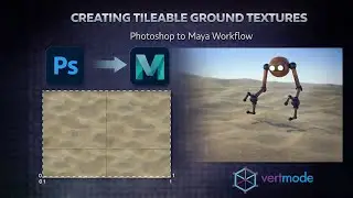 Creating Tileable Ground Textures — Photoshop to Maya Workflow