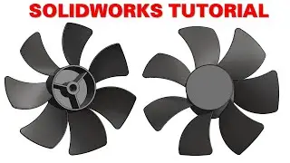 SolidWorks Tutorial #67 | 3D Model Design Basic Beginners - FAN CPU