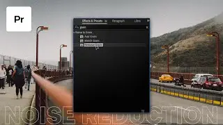 How To Remove Noise From Footage in Premiere Pro and After Effects Noise Reduction