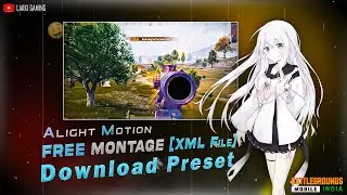 Free To Use PUBG Montage [ alight Motion Free Project Xml ] | Alight Motion Tutorial  