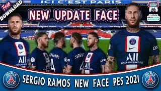 PES 2021 - Sergio Ramos ( PSG ) - UPDATE FACE (Sider - CPK) | PC - وجه سيرجيو راموس الجديد بيس 2021