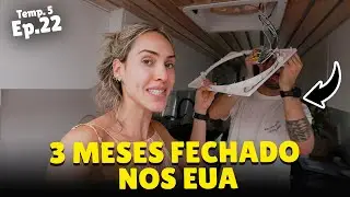 Não esperávamos encontrar nosso motorhome assim. T5E22