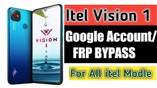 All itel Google Account / Frp bypass Easy Method || Itel Vision 1 Frp Unlock || Without Pc 2022.