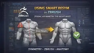 Using Smart Resym in ZBrush (Fixing Asymmetry the Right Way)