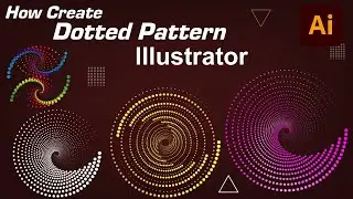 Illustrator CC Tutorial: How to create a dotted round pattern