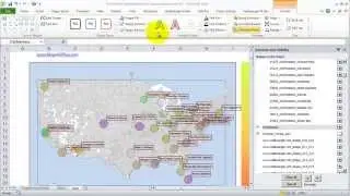 US Excel Map Add-In - ZIP-Code Map to PowerPoint Presentations