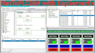 PLC S-300 Simulation Kepware and NetToPLCSIM full tutorial