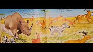 Running rhino by Mwenye Hadithi and Adrienne Kennaway