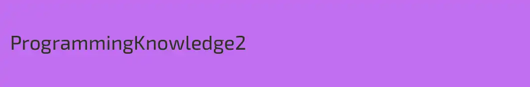 ProgrammingKnowledge2