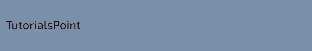 TutorialsPoint