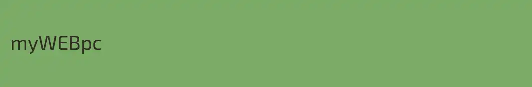 myWEBpc